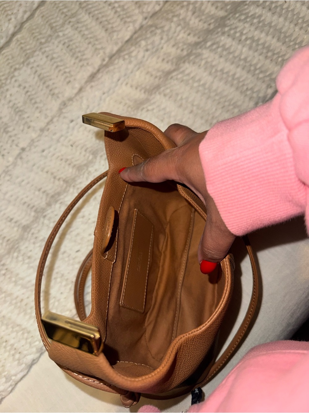 Polene Beri bag in Camel - Picture 9 of 11